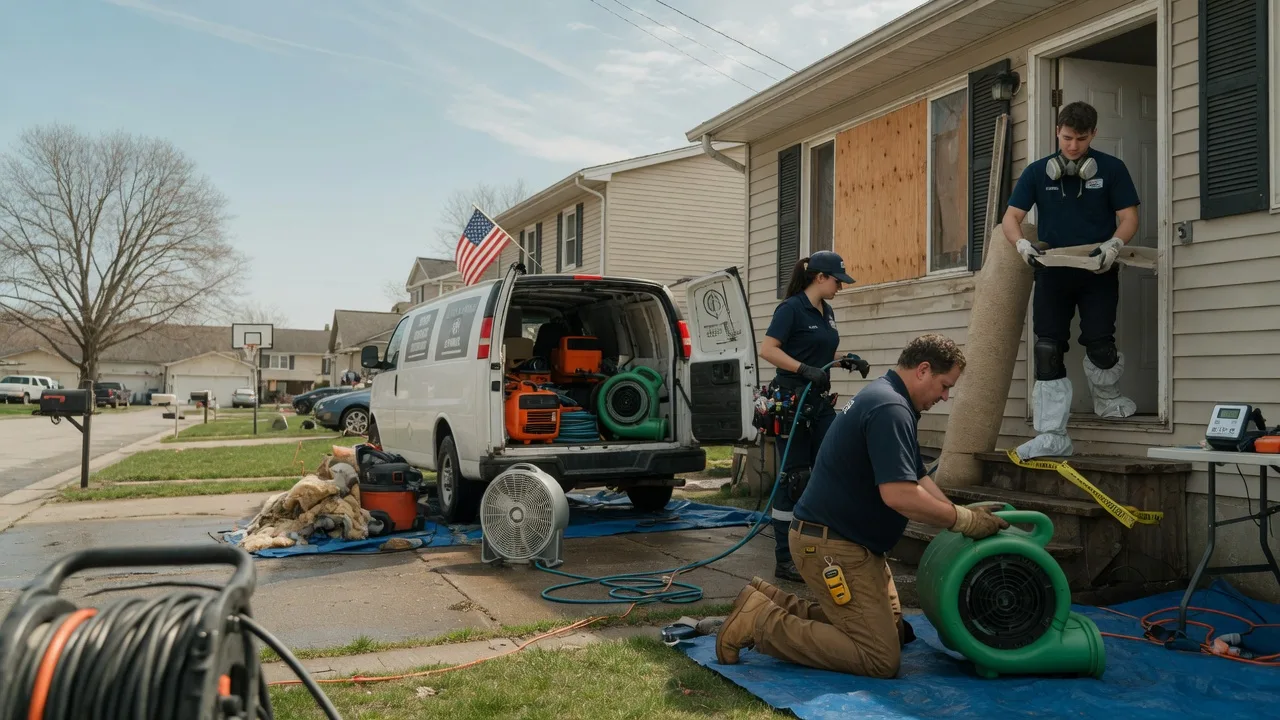 Water Damage Restoration in Thornville, OH near me